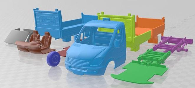 Freightliner Sprinter Dropside Tail Lift 2018 Printable Truck