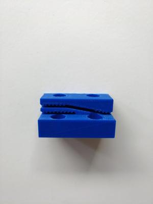 Y belt attachment for Anet A8-B printer with better belt fit - no glue required