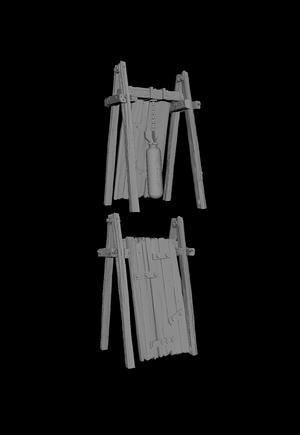 mine field trap trench