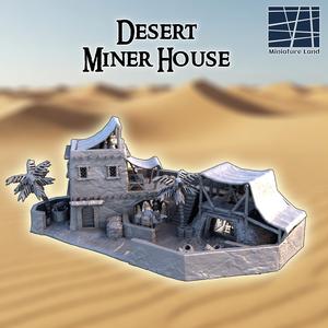 Desert Miner House 28 mm Tabletop Terrain