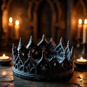 antique gothic crown
