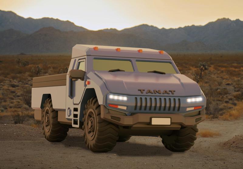 American Mecha Flatbed Truck