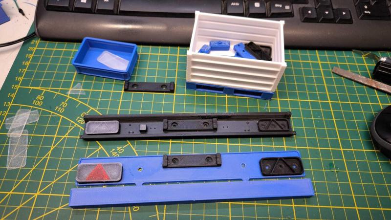 Rear light for RC truck Tamiya Truck truck MAN Scania Trailer