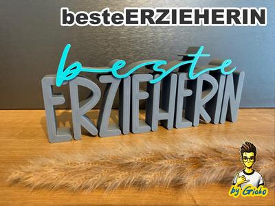 Decorative Lettering - „Best Educator“