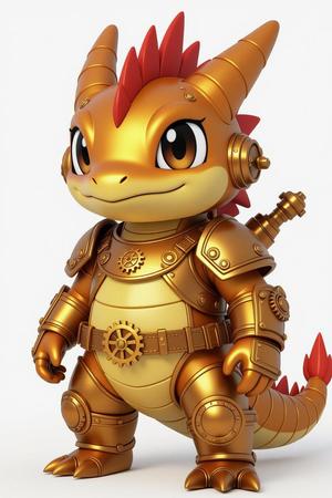 Steammander – Steampunk Charmander STL
