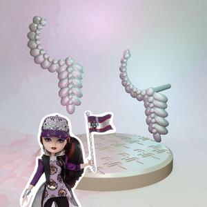 Ever After High School Spirit Raven Queen doll earring replacement