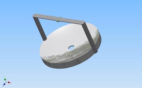 Dual parabolic reflector calculator for solar concentrated beam