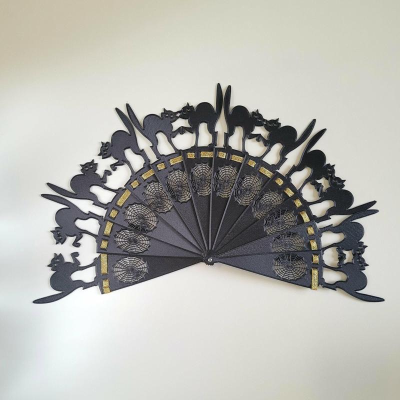 Halloween Foldable BRISÉ hand fan