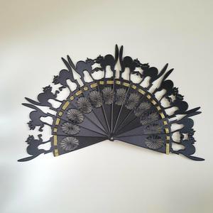 Halloween Foldable BRISÉ hand fan