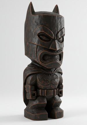 Batman tiki statue