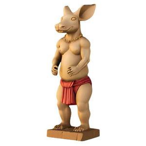Muscular Kangaroo Deity Sculpture