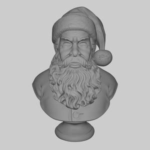 Santa Claus Bust Christmas Holiday Figurine Collectible