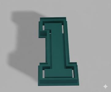 COOKIE CUTTER NUM 1 EAGLES NFL