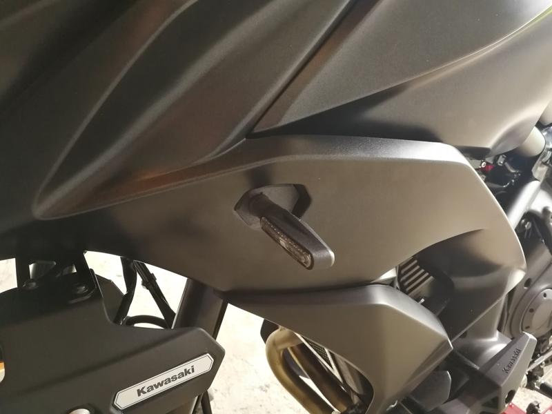 Cache orifice clignotant -  pour kawasaki versys 650 2015 - 2017