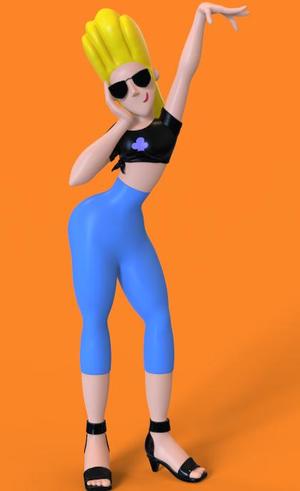JENNY BRAVO (JOHNNY BRAVO) PARTS AND COMPLETE
