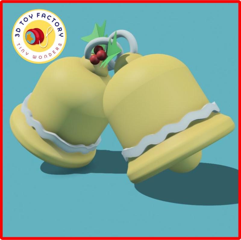 Decorative Christmas 2 Bells