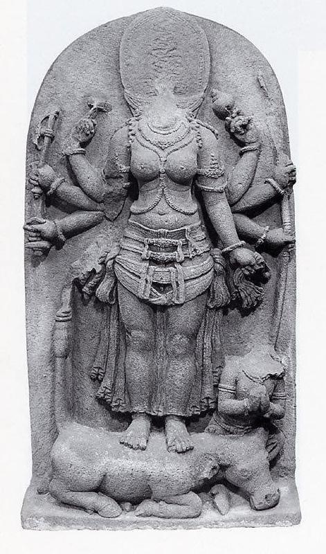 The Goddess Durga Victorious over the Buffalo Demon, Mahisha (Mahishasuramardini)