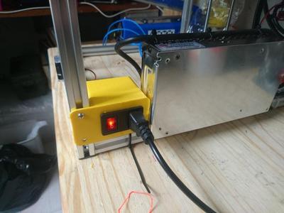 CAJA Y TAPA PARA TECLA INTERLOCK PARA PERFIL 2020