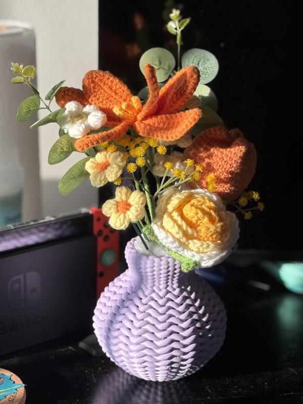 Decorative Crochet Vase