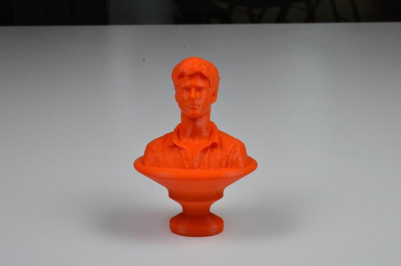 A little souvenir from our last intern. Made with Meshmixer.