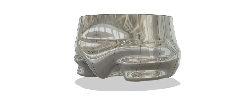 vase cup vessel underpants trh02 for 3d-print or cnc