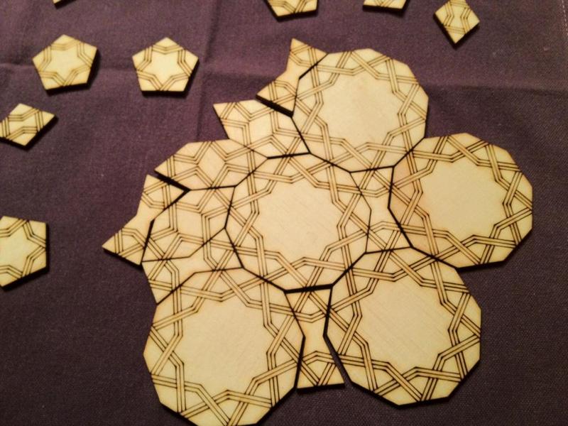 Girih (Knotwork) Tiles & Box