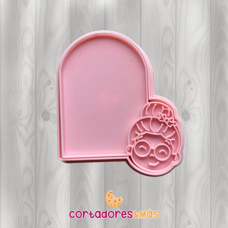 MOTHER'S DAY CUTTER AND STAMP - MOTHERS DAY CUTTER COOKIES