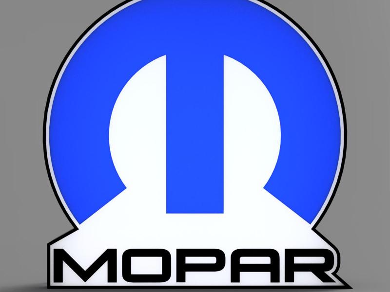 Mopar Logo Lightbox