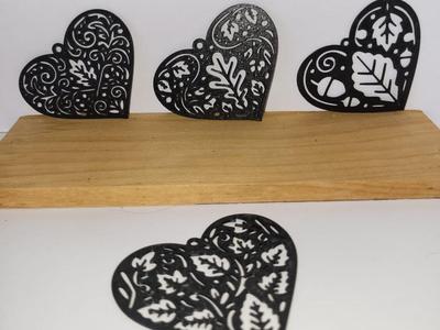 Autumn Heart Ornament Collection / love halloween