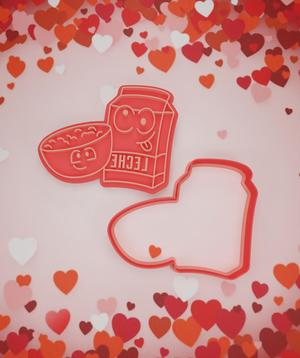 Valentine's Day Stamp #33 "Breakfast".