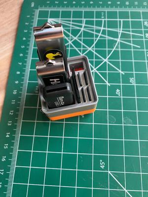 Gridfinity 1x1x4 Hak5 USB Rubber Ducky Holder