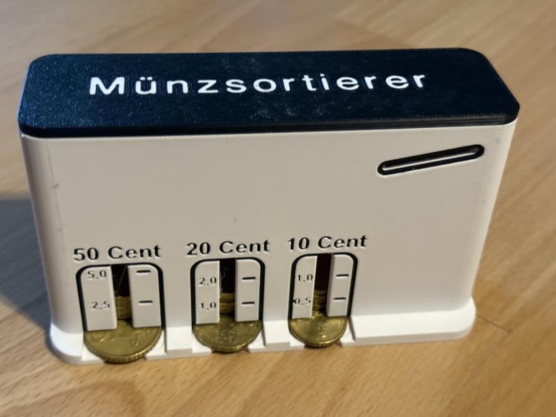 Coin sorter 10Ct, 20Ct and 50Ct
