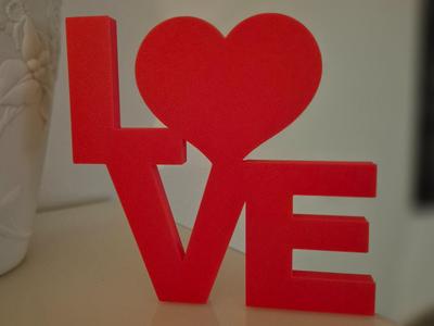 More LOVE decoration, stand-up decoration