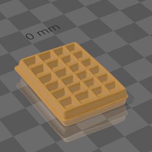 decorative waffle made by IA