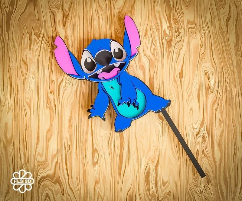 Stitch Cake Topper | 3D Print