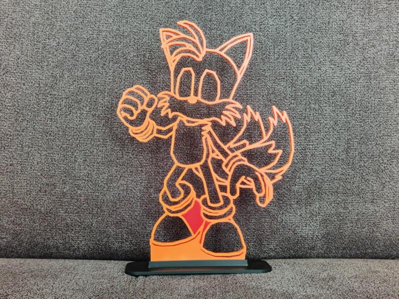 Tails Line Art