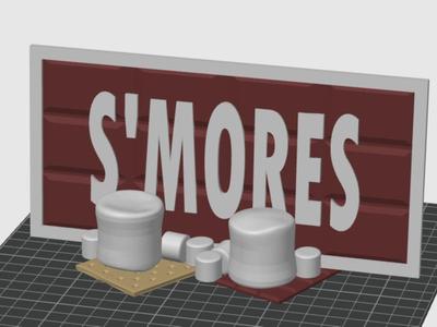 S'mores Sign and Props