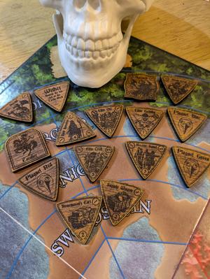 Castle Panic Dark Titan Monster Tokens