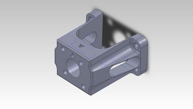 Dynam 1400mm T-28 motor mount