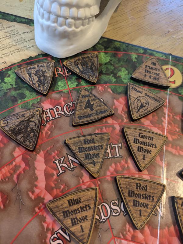 Castle Panic Base Game Monster Tokens