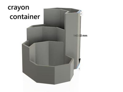 container for crayons