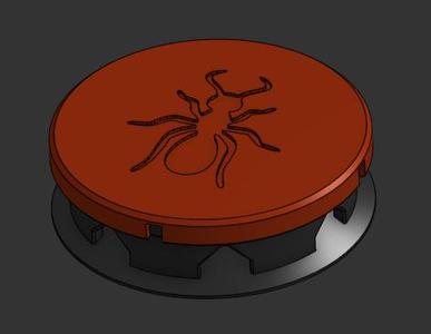 Ant bait holder