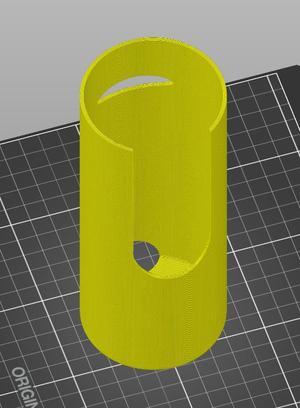 Container for chain-lock (bottle cage)