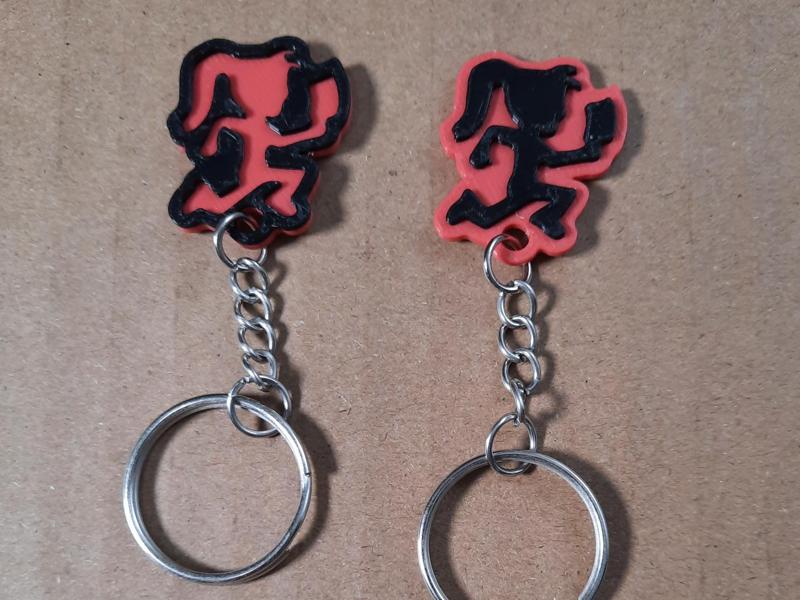 Hatchet Girl Juggalette ICP Keychain
