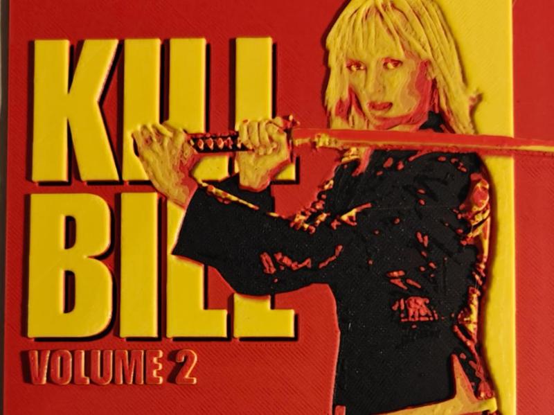 Kill Bill Vol. 2 Poster (Hueforge)