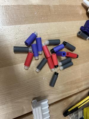 Cylinder Rock Dart Head For Standard Foam