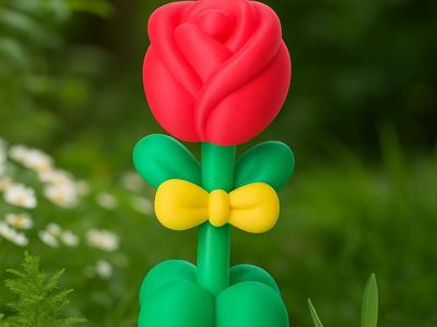 Balloon Flower Sculpture – Playful, Colorful Decor