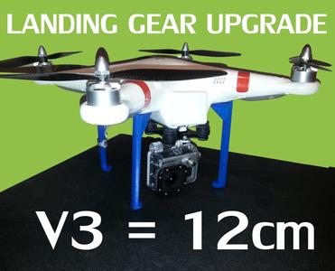 V3 DJI Phantom Landing Gear BUSTMOLD LEGS 12cm