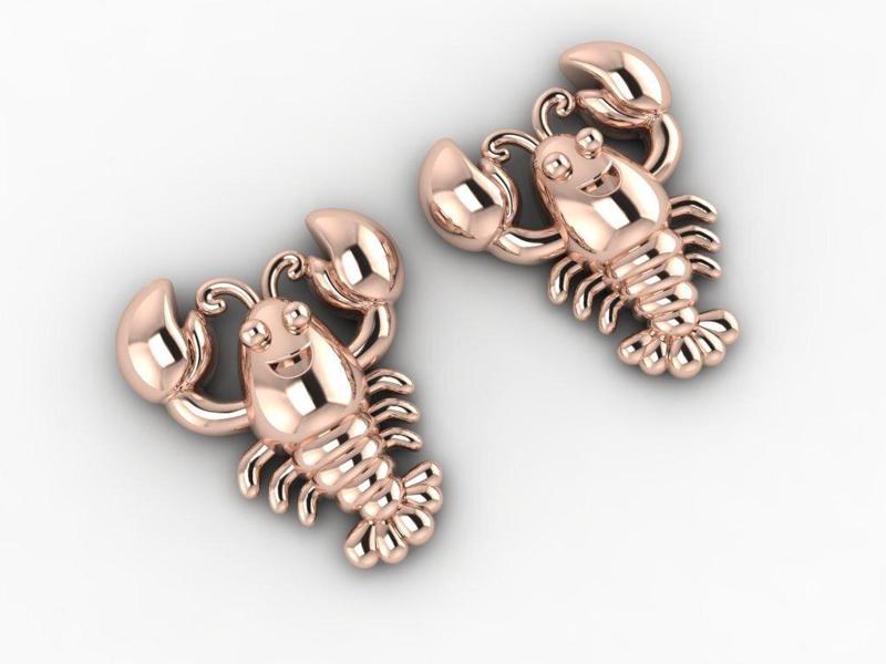 earring lobster cute