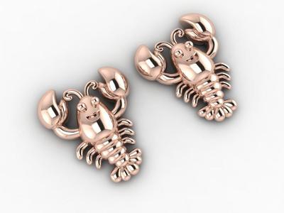 earring lobster cute